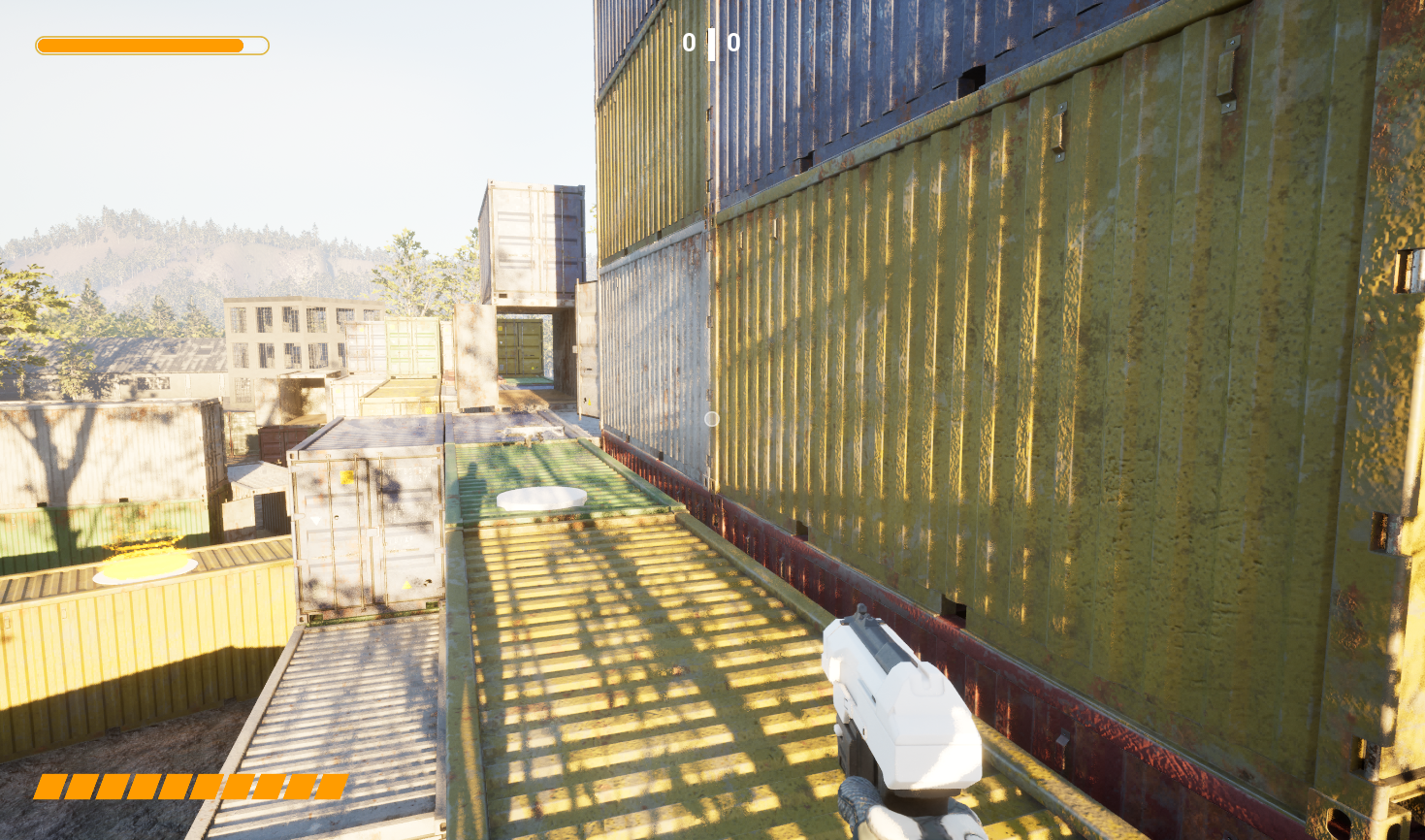 Vue aérienne de la map