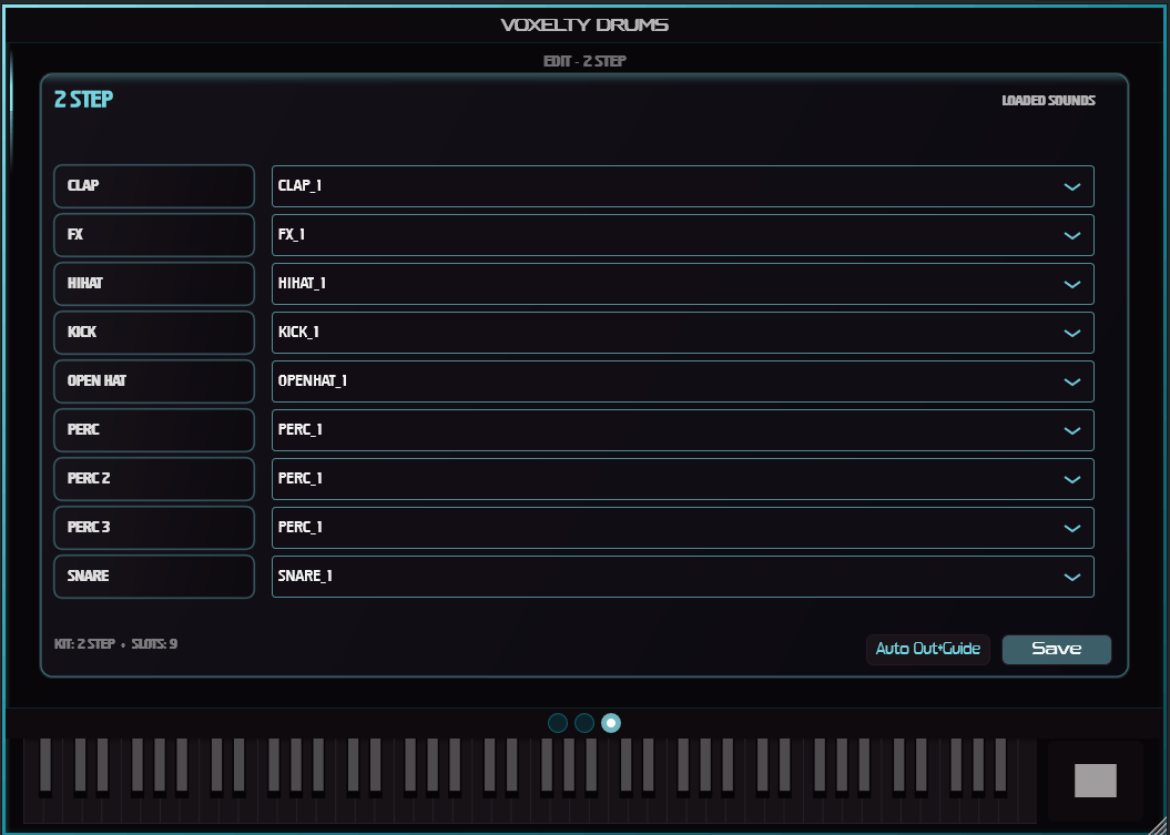 Mix intégré Voxelty Drums