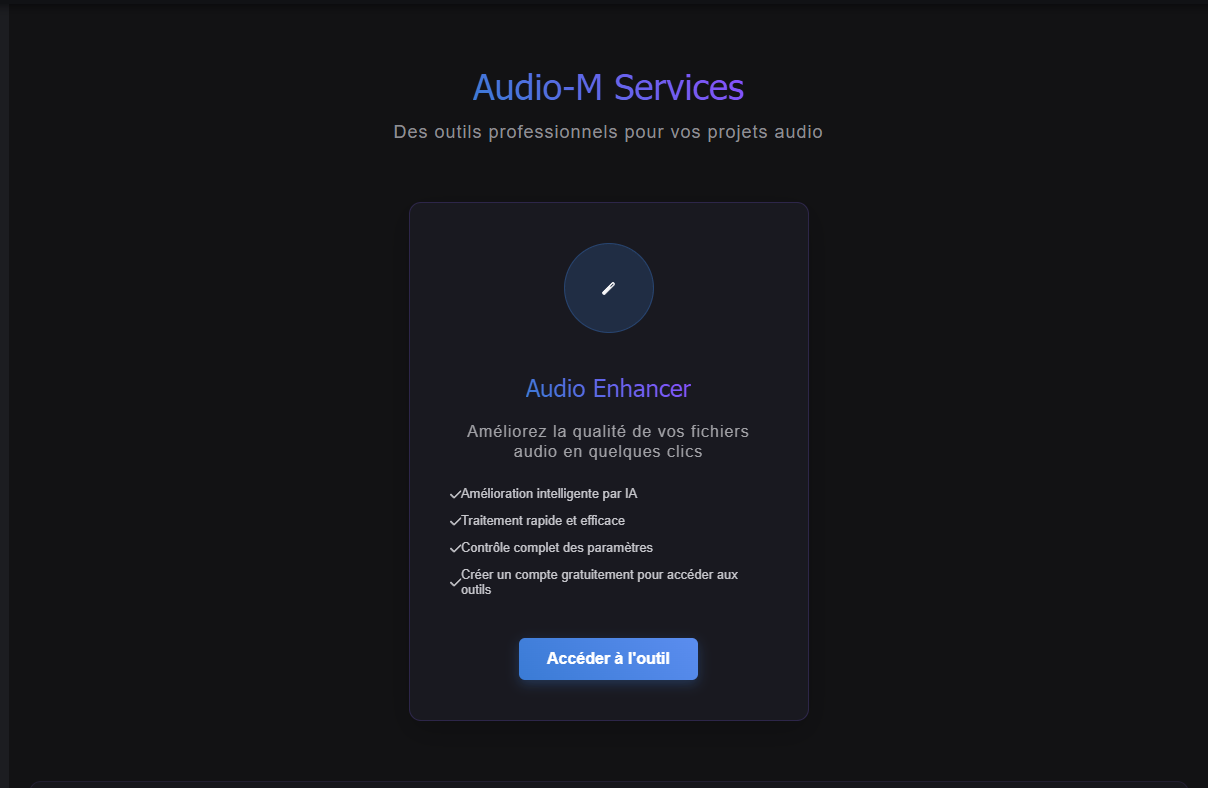Audio-M